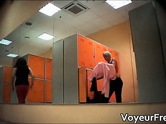 Alone up the locker room spy webcam  part3