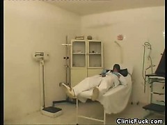 Babe Sucks On A Masked Nurse Inside The Clinic