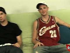 New straight boy JJ gets broken in by doing anal with Mike