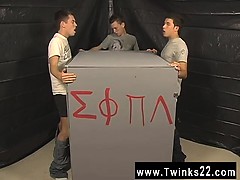 Hot twink This time frat-twinks Nick Angels, Braden Fox and