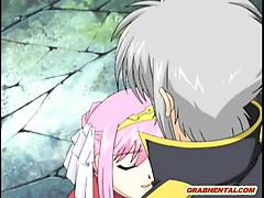 Anime Princess threesome assfucked