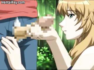 Porn Tube of Titfuck In The Woods