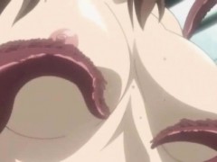 Bigboobs hentai brutally monster tentacles fucked