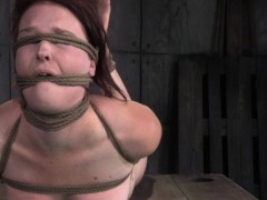 Roped up Ashley Lane bondage femdom