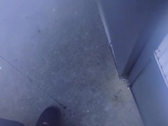 Stranded amateur facialized after picked up
