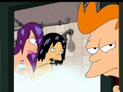 Futurama Porn - Shower threesome