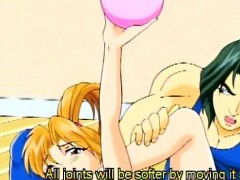 Sexy hentai gymnast seducing her coach
