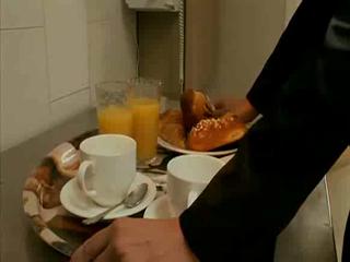 Porno Video of Kinky Hotel Threesome With Room Service