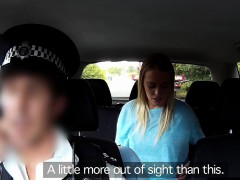 UK amateur bent over and fucked by officer