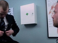 Guy ass toyed by uniform