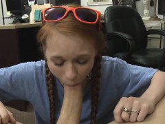 Raunchy Redheaded Dolly Little Lets Owner Poke Mouth