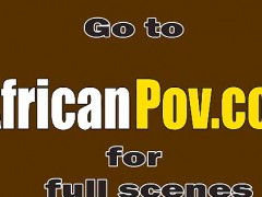 Beauty African has a perfect body for doggystyle fuck
