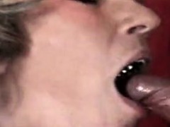 Cum on mature mouth Babette from 1fuckdatecom