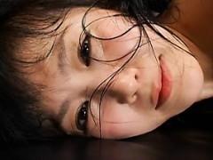 Bound Japanese cutie gets drilled from behind and then toye