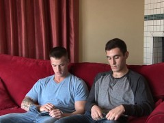 Muscly soldiers turn gay