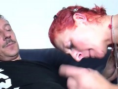 Horny German redhead gets wrecked by her neighbor