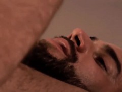 Horny JP and Spencer ass fucking hard till they all cum