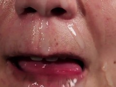Wicked doll gets cum shot on her face swallowing all the jiz