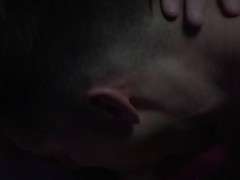 Brunette gay anal sex and facial