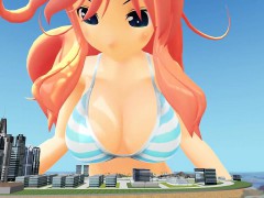 MMD Giantess Katsuragi Final