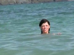 Sexy Random Amateurs Nudits Beach Voyeur Video