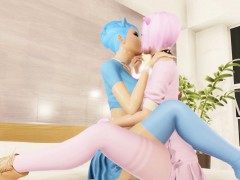 3D Emo Lesbian Teens Fucking With Toys In Virtual Porn MMO!