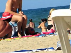 Topless beach dollin Spain