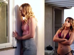 Chloe Scott gets initiated by three lesbian sorority members