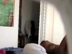 Cute latina teen caught masturbating on hidden cam