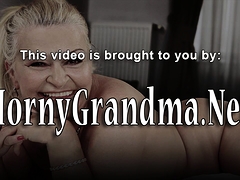 Grandmother gets creampie