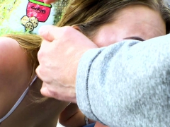 SWALLOWED Jill Kassidy gagging on a big cock