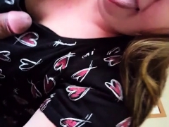 Mature loves handjob and blowjob