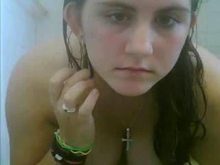 Sex Movie of My Girlfriend Getting A Shower On Cam