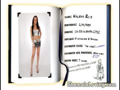 Cute shemale takes a dick from behind