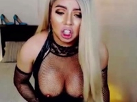Busty large tits ladyboy rubbed her huge penish | Tranny Update
