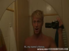 Tight horny blond chick gets morning surprise