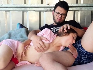 Amateur MILF blowjob cumshot