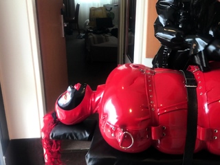 Brunette slave girl enjoys the harsh fetishes of a bdsm game