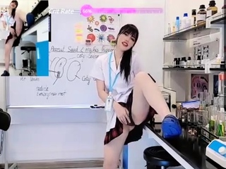 Japanese teen girl and a sex toy