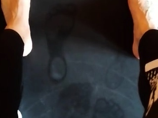 Foot fetish Close up feet and toes tease