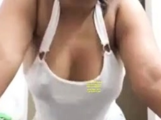 Amateur striptease and Solo masturbation