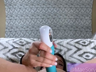 Close up anal toying