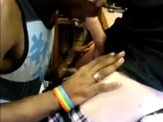 Black and White Amateur Twinks in Interracial Action