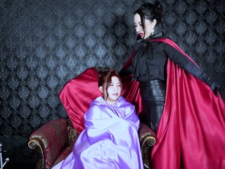 Mistress Youko – Satin Cape Domination Ft Mei