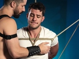 BDSM slave flogged and anal fucked!
