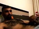 Hairy Horny Daddy Strokes His Big Cock