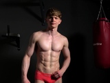 Muscular Czech Boy Jerks Off Big Cock