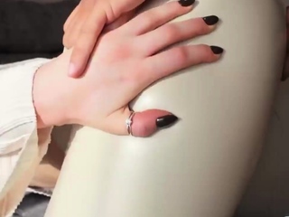 Fuck-stick in gigantic backside leggings – steamy couples