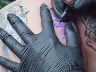 STARTING THE DAY WITH A CHANGE IN MY ANAL TATTOO 2