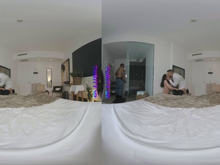 PURITYVR Naughty waiter with Elena Spano